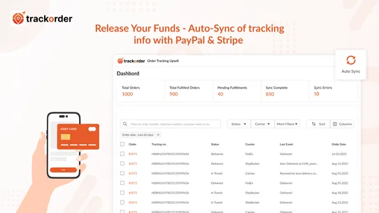 TrackOrder ‑ Tracking &amp; Sync screenshot