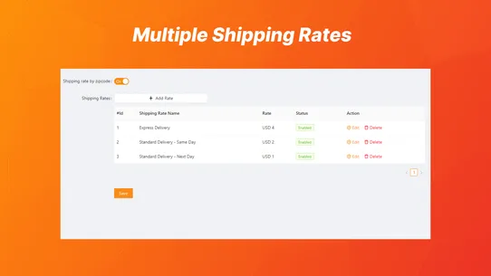 ShipFee ‑ Delivery rate screenshot