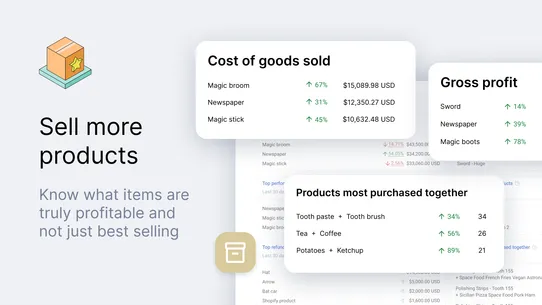 Synder Insights‑sales reports screenshot