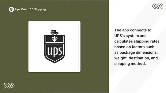 Dimensional Shipping Ups Auth screenshot