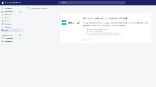 Monta Checkout screenshot