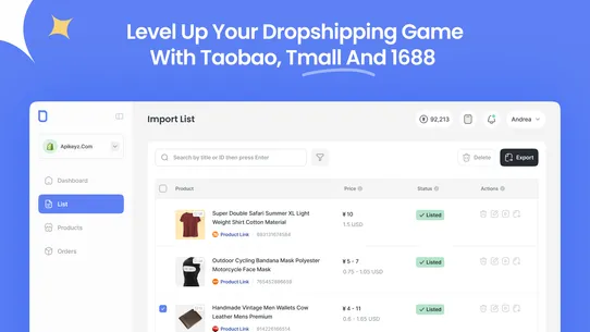 Dropast ‑ Taobao, Tmall &amp; 1688 screenshot