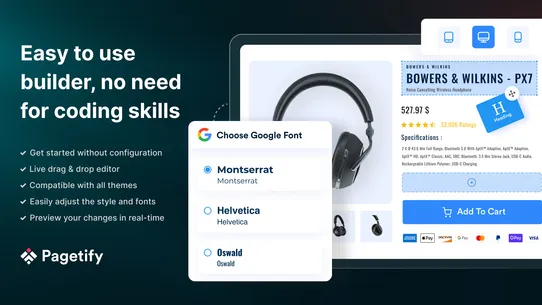 Pagetify Landing Page Builder screenshot