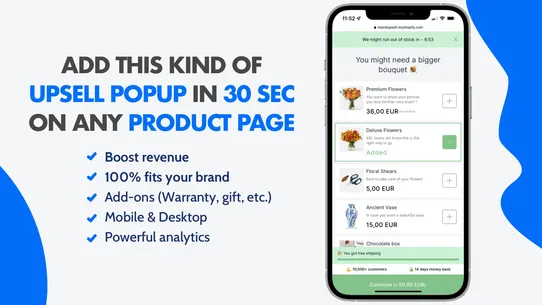 Island ‑ Product Page Upsell screenshot