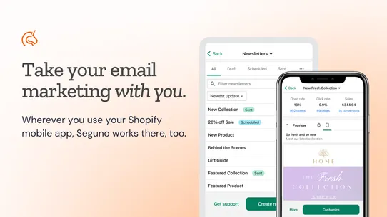 Seguno Email Marketing screenshot