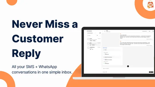 Mercuri: SMS, WhatsApp &amp; AI screenshot