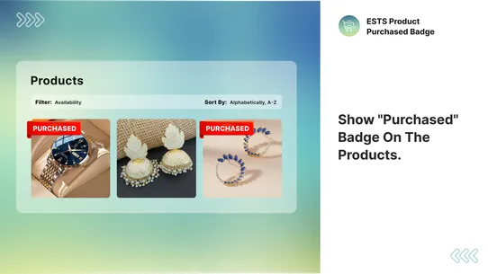 Ests Product Purchased Badge screenshot