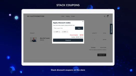 VP: Discount Combine - Upsells screenshot