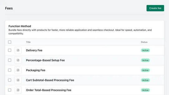 Magical Fees &amp; Surcharges screenshot