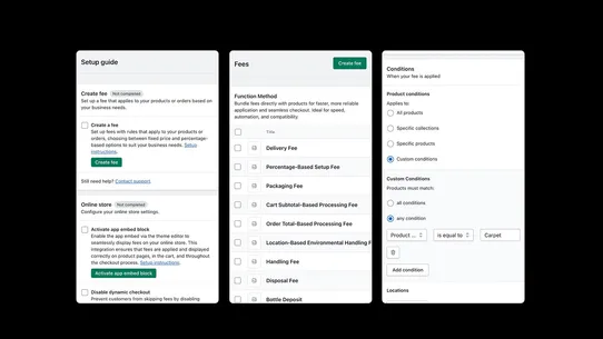 Magical Fees &amp; Surcharges screenshot