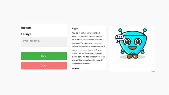 Shoppie AI Chatbot screenshot