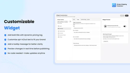 Simply Shipping Protection screenshot