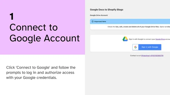 Blogify ‑ Google Docs to Blogs screenshot