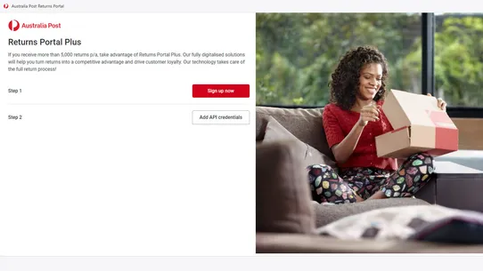 Returns Plus ‑ Australia Post screenshot