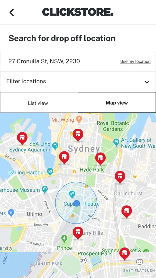 Returns Plus ‑ Australia Post screenshot