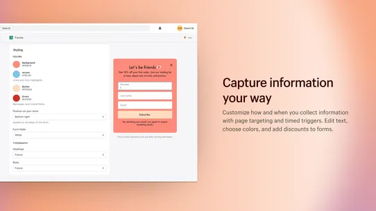 Shopify Forms screenshot