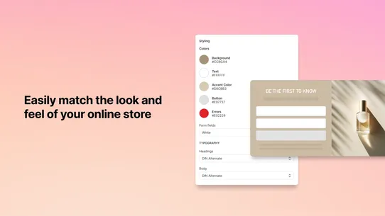 Shopify Forms screenshot