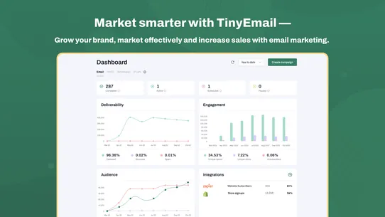 tiny Email Marketing screenshot