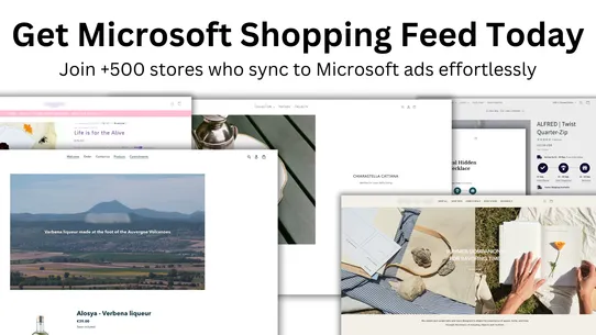 Microsoft Shopping Feed screenshot