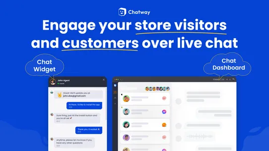 Chatway ‑ Live Chat Support screenshot