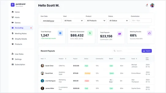 Purebrand  App screenshot