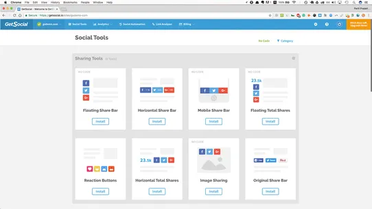 GetSocial: Sharing &amp; Analytics screenshot