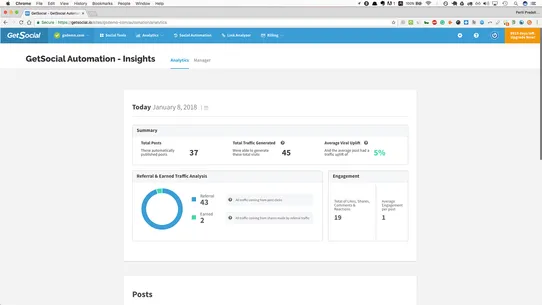 GetSocial: Sharing &amp; Analytics screenshot