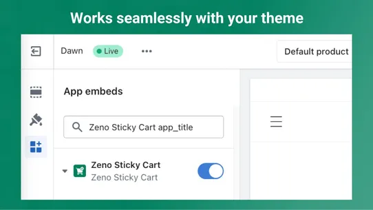 Zeno Sticky Add To Cart screenshot