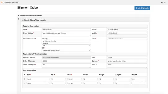 Posta Plus Logistics screenshot