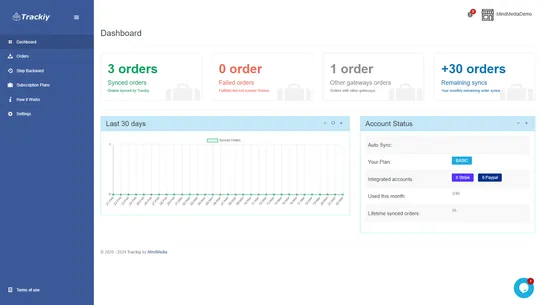 Trackiy ‑ Sync Tracking info screenshot