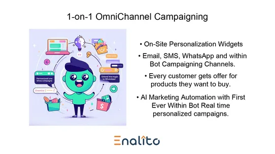 Enalito: Email, SMS, ChatBot screenshot