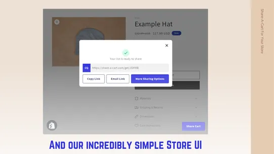 Share‑A‑Cart for Your Store screenshot