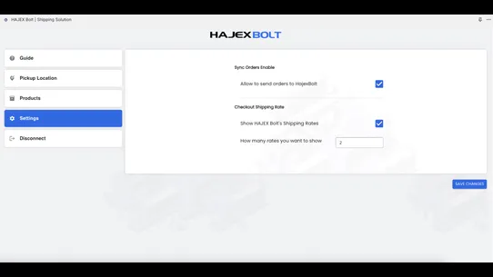 Shipping Integrations by HAJEX screenshot