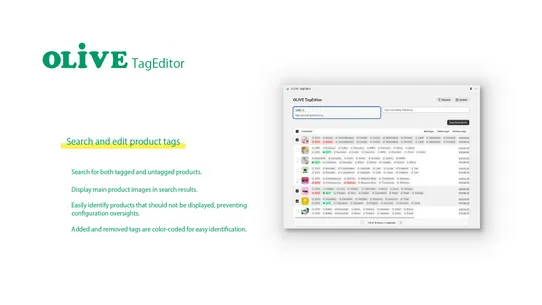 OLIVE: TagEditor screenshot