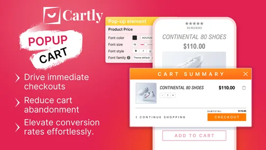 Cartly Slide Cart Drawer screenshot