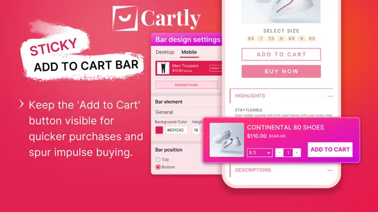 Cartly Slide Cart Drawer screenshot