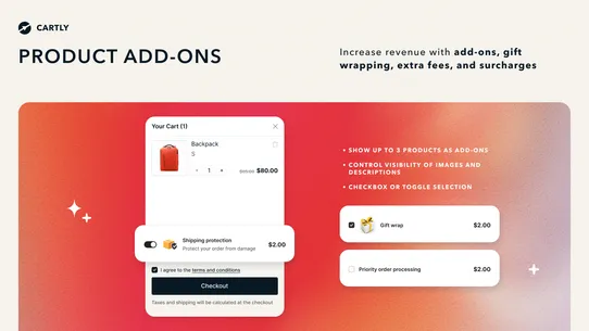 Cartly Cart Drawer Cart Upsell screenshot
