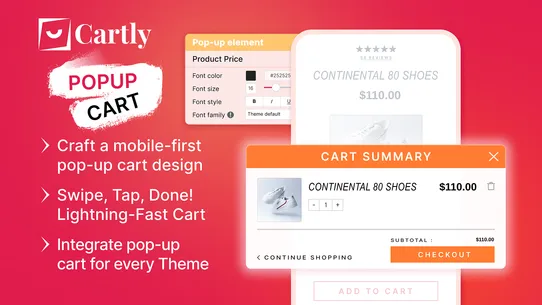 Cartly Slide Cart Drawer screenshot