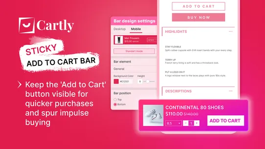 Cartly Slide Cart Drawer screenshot