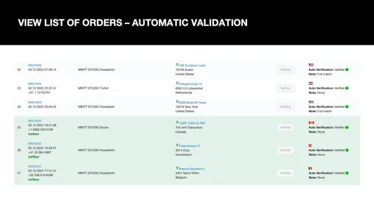 Shopboss ‑ Address Validator screenshot