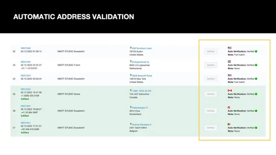 Shopboss ‑ Address Validator screenshot