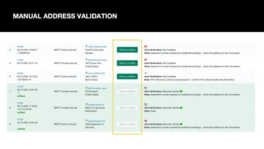 Shopboss ‑ Address Validator screenshot