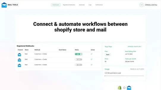 Connectify Email Tool screenshot