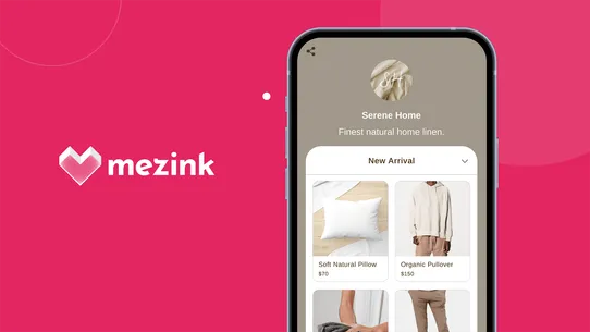 Mezink Link in Bio Tree screenshot