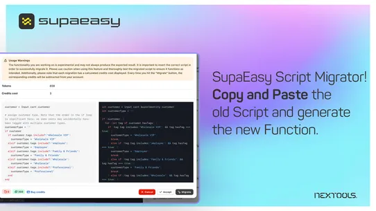 SupaEasy: Functions Generator screenshot