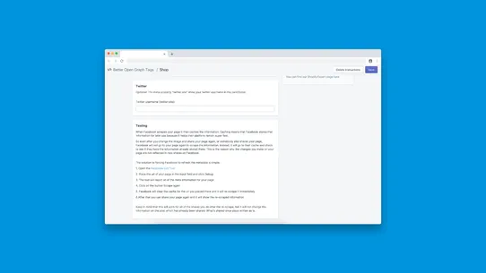 Better Open Graph Tags screenshot