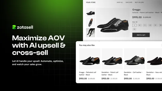 Zotasell: AI Upsell‑Cross Sell screenshot