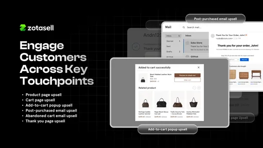 Zotasell: AI Upsell‑Cross Sell screenshot