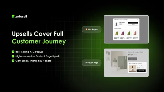 Zotasell: AI Upsell &amp; Bundles screenshot