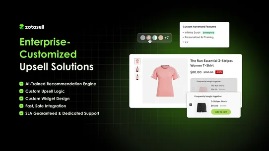 Zotasell: AI Upsell &amp; Bundles screenshot